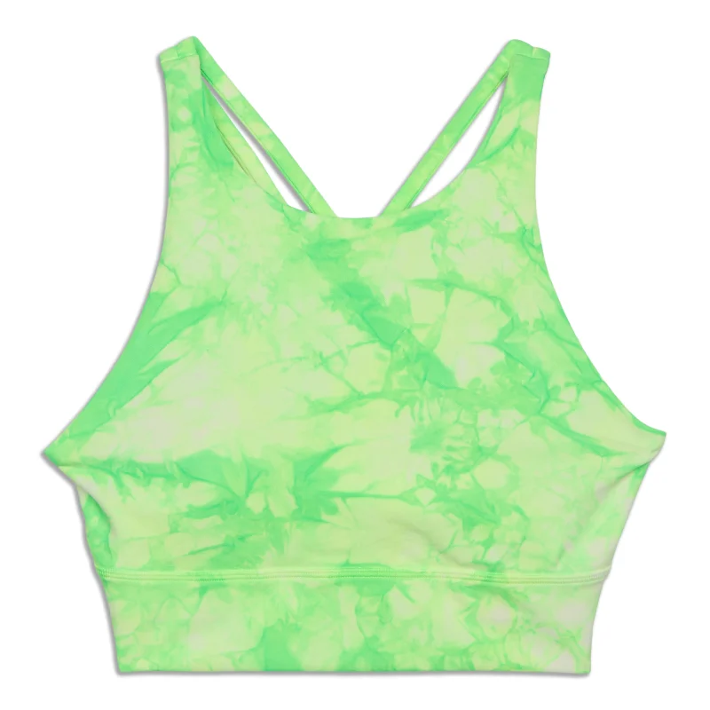 Women's Athletic Outfit Energy Bra High Neck Long Line - Resale