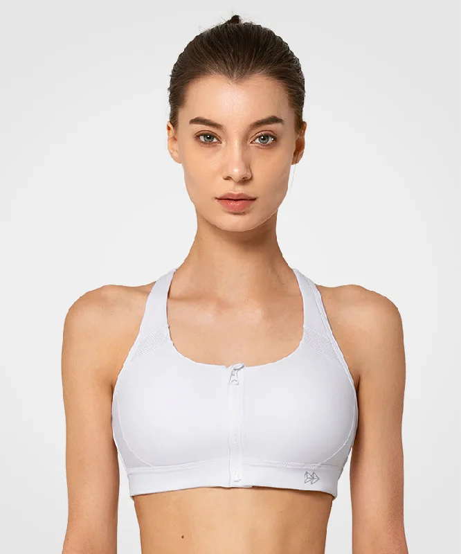 Women's Elegant Outfit Enfold Zip Front Padded Running Bra | Women's High Support Sports Bra Women's Elegant Outfit Enfold Zip Front Padded Running Bra | Women's High Support Sports Bra