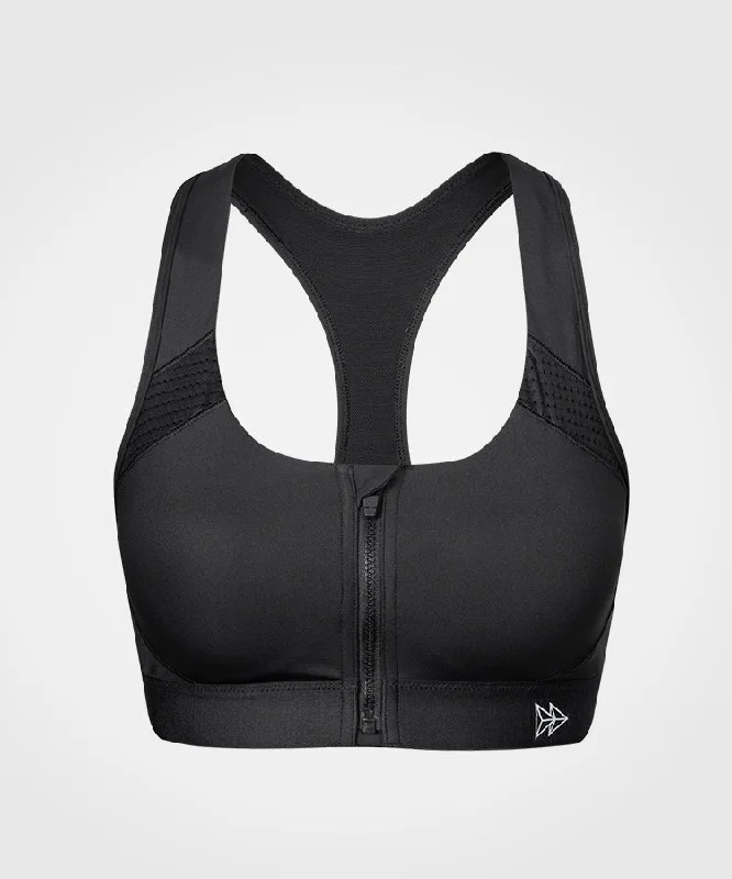 Women's Romantic Outfit Enfold Zip Front Padded Running Bra | Women's High Support Sports Bra (Plus Size) Women's Romantic Outfit Enfold Zip Front Padded Running Bra | Women's High Support Sports Bra (Plus Size)