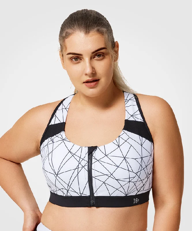 Casual Attire For Women Enfold Zip Front Padded Running Bra | Women's High Support Sports Bra (Plus Size) Casual Attire For Women Enfold Zip Front Padded Running Bra | Women's High Support Sports Bra (Plus Size)
