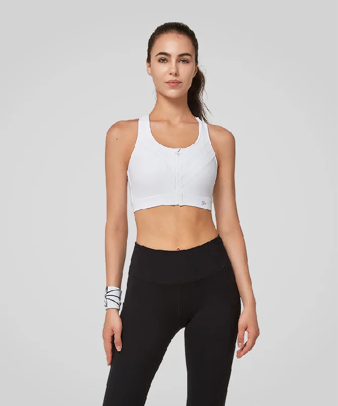 Women's Professional Outfit Enfold Zip Mesh Padded Running Bra | Women's High Support Sports Bra Women's Professional Outfit Enfold Zip Mesh Padded Running Bra | Women's High Support Sports Bra