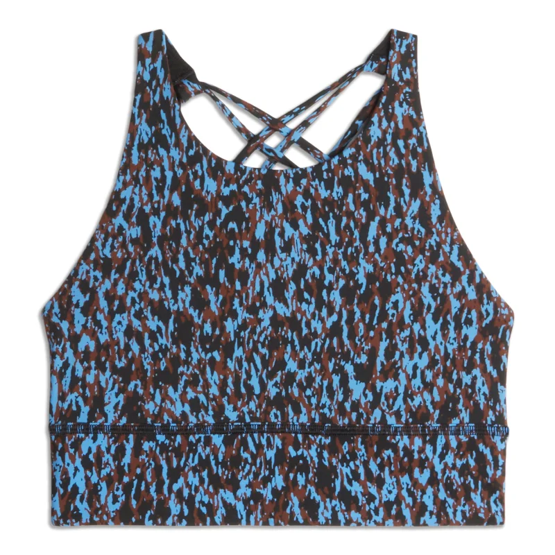 Comfortable Women's Apparel Free To Be High-Neck Longline Bra - Wild - Resale