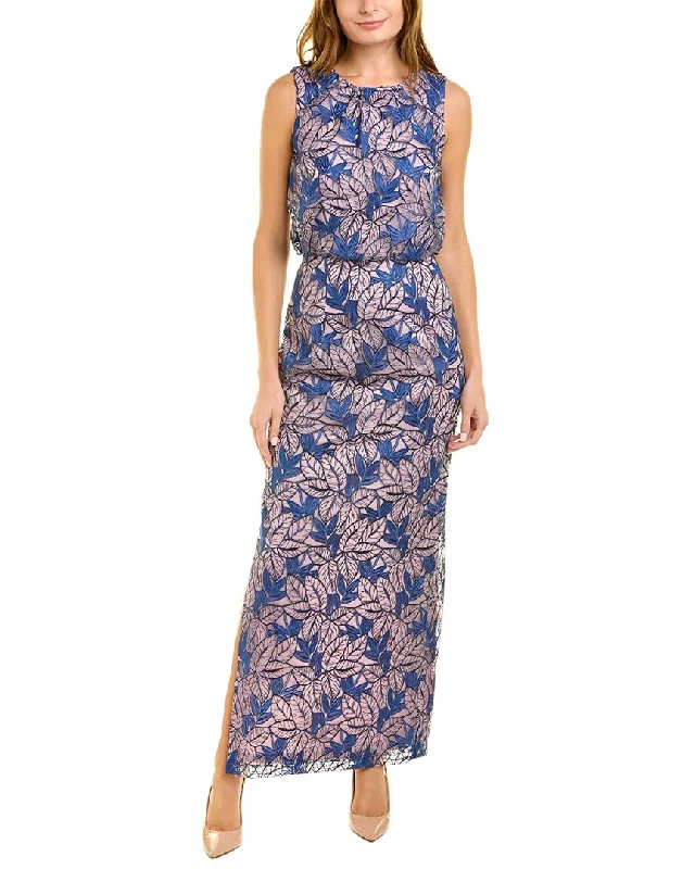 Comfortable Women's Apparel JS Collection Jolie Blouson Column Gown