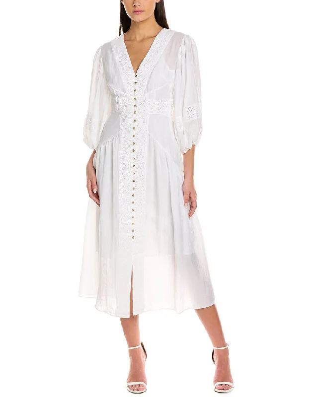 Women's Clothes For Outdoor Events Keepsake Moving On Midi Dress