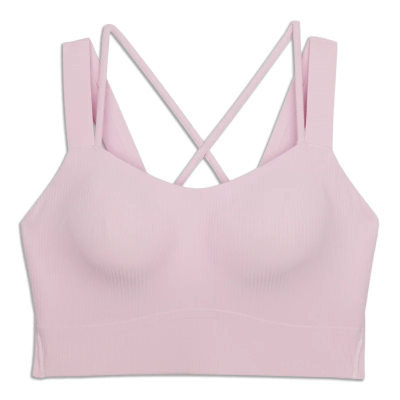 Stylish Women's Garments For Holidays Like A Cloud Longline Ribbed Bra - Resale