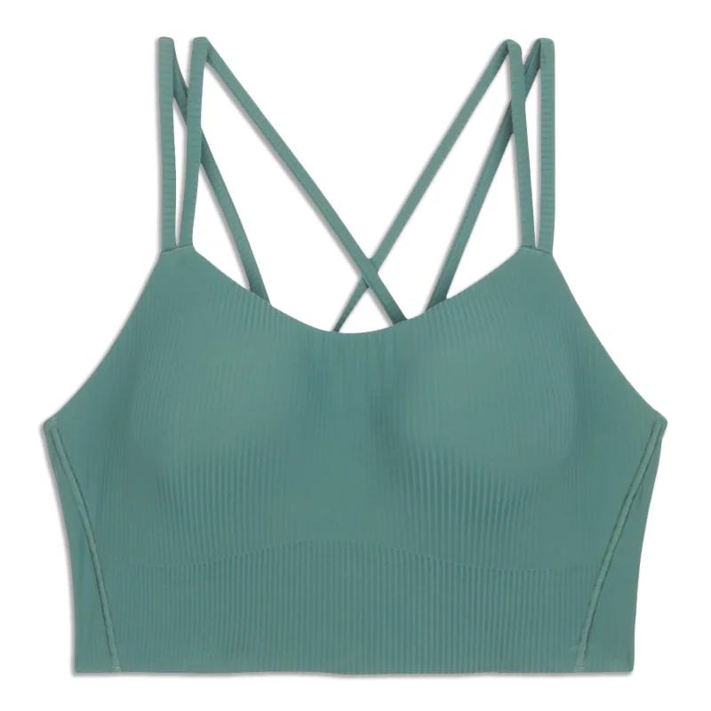 Women's Functional Outfit For Outdoor Activities Like A Cloud Ribbed Longline Bra - Resale Women's Functional Outfit For Outdoor Activities Like A Cloud Ribbed Longline Bra - Resale