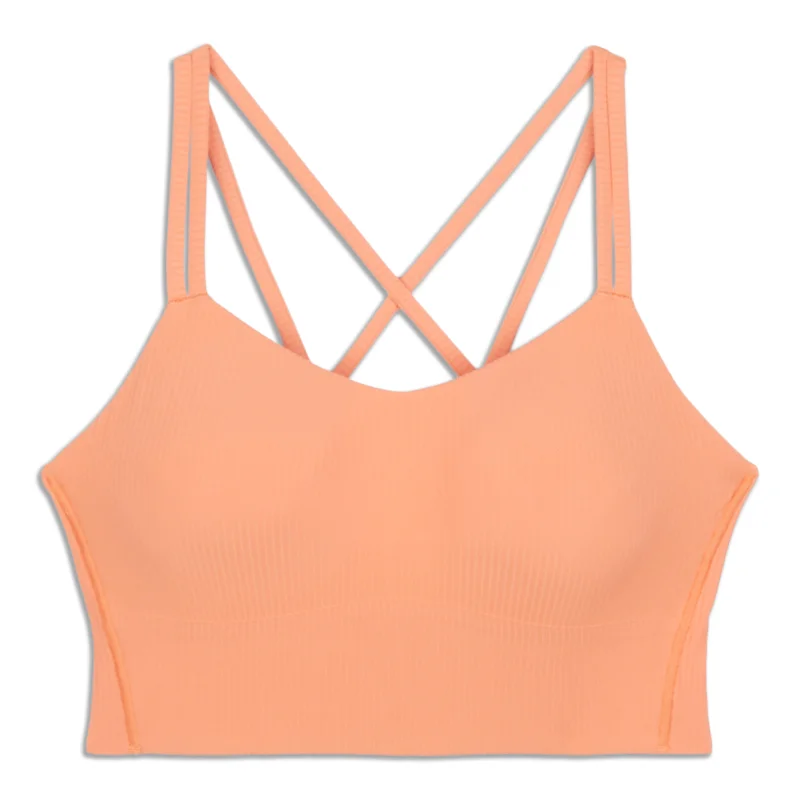 Casual Chic Women's Clothes Like A Cloud Ribbed Longline Bra - Resale