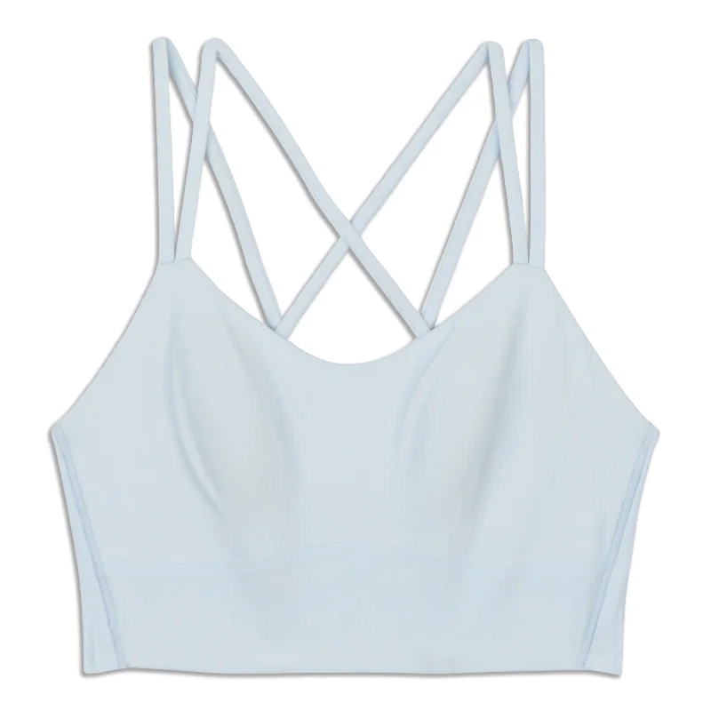 Women's Plus-Size Garments Like A Cloud Ribbed Longline Bra - Resale