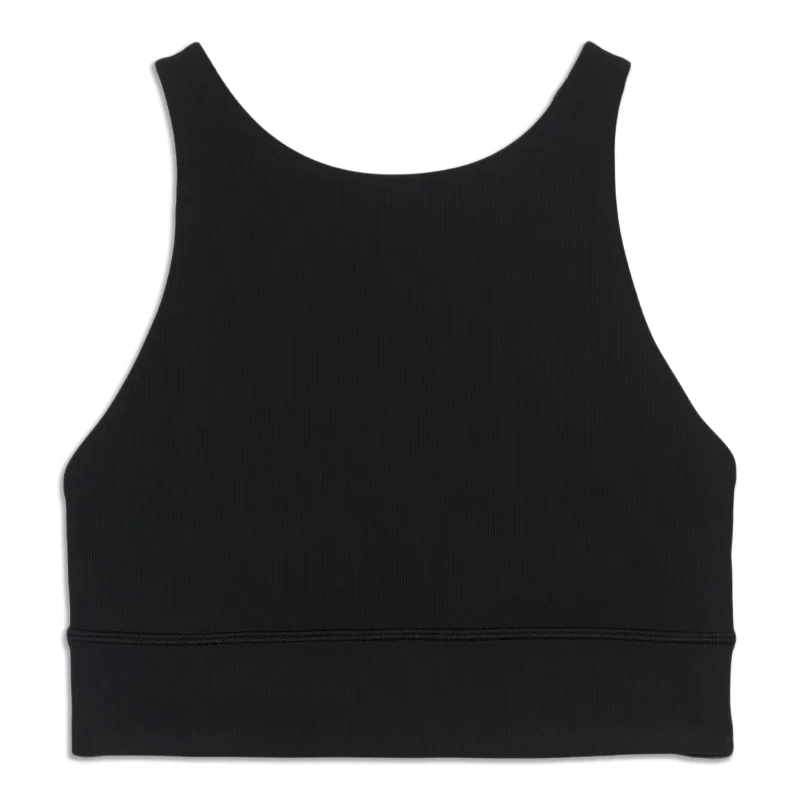 Women's Timeless Attire lululemon Energy High-Neck Longline Ribbed Bra - Resale