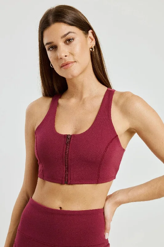 Women's Outerwear Attire Night Track Zip Bra