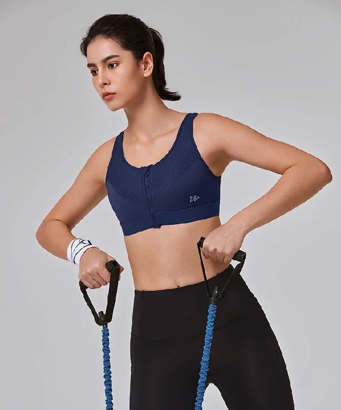 Stylish Women's Outfit Power Classic Zip Running Bra | Women's High Support Sports Bra Stylish Women's Outfit Power Classic Zip Running Bra | Women's High Support Sports Bra