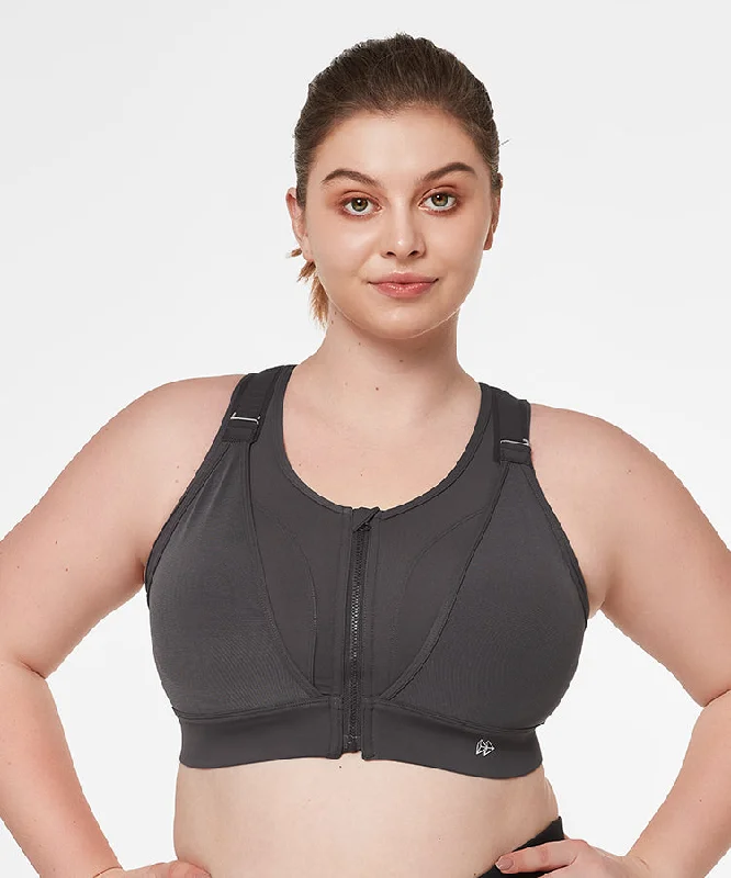 Women's Athletic Clothes Power Zip Adjustable Mesh Racerback Padded Running Bra | Women's High Support Sports Bra Women's Athletic Clothes Power Zip Adjustable Mesh Racerback Padded Running Bra | Women's High Support Sports Bra