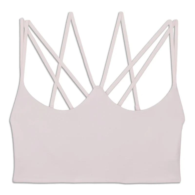 Women's Seasonal Attire Ribbed Strappy Yoga Bra - Resale