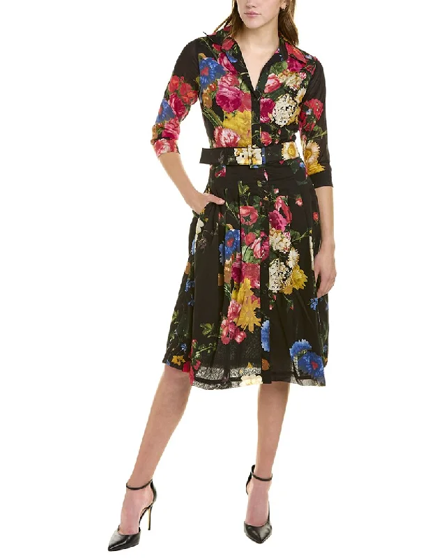 Women's Holiday Apparel Samantha Sung Audrey 3 Shirtdress