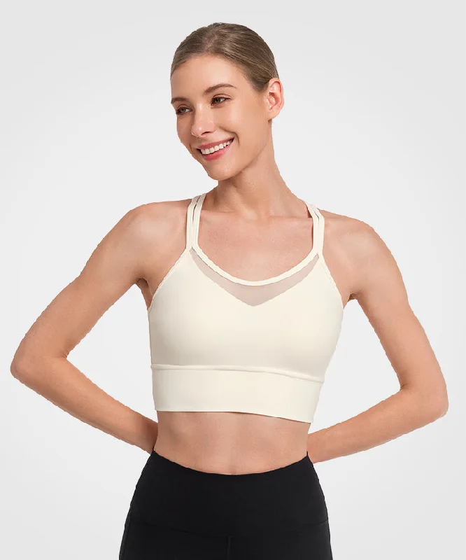 Casual Chic Clothing For Women Shift Longline Mesh Strappy Padded Yoga Bra | Women's Light Support Sports Bra Casual Chic Clothing For Women Shift Longline Mesh Strappy Padded Yoga Bra | Women's Light Support Sports Bra