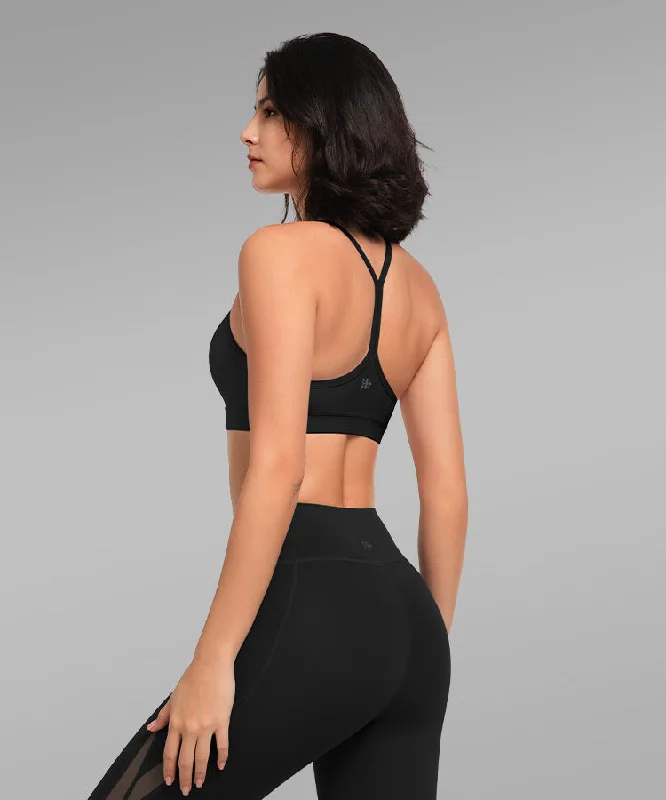 Women's Resort Attire Anywhere Scoop Neckline Strappy Padded Yoga Bra | Women's Light Support Sports Bra Women's Resort Attire Anywhere Scoop Neckline Strappy Padded Yoga Bra | Women's Light Support Sports Bra