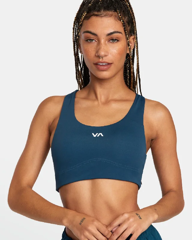 Women's Tops And Clothing VA Essential Mid Support Sports Bra - Pond