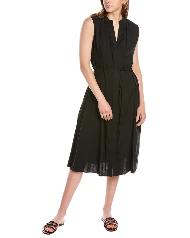 Charming Women's Holiday Apparel Vince Linen-Blend Shift Dress