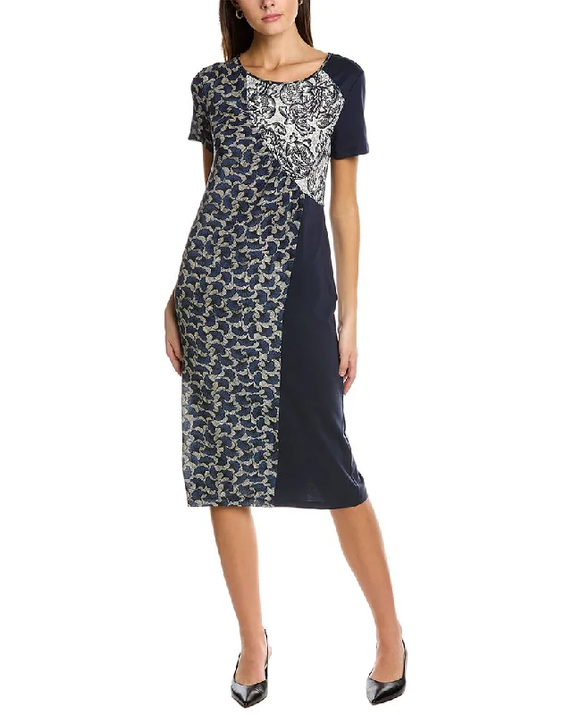 Women's Clothing With Trendy Designs Weekend Max Mara Cuba Silk-Blend Sheath Dress
