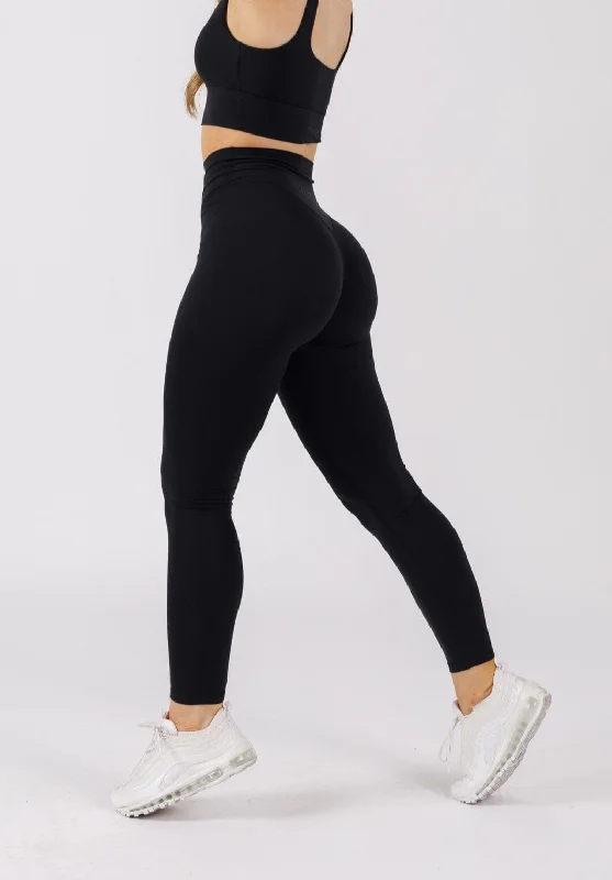 Women's Holiday Outfit AirSilk Crossover Sculptseam™ Legging Black