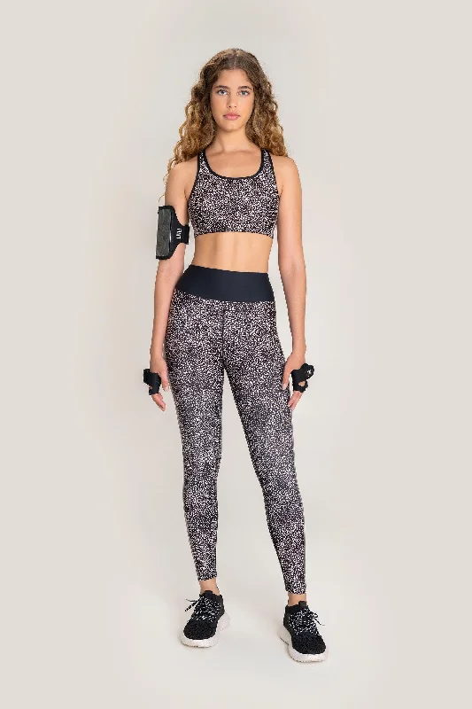 Fashionable Women's Outfit Bamboo Stripe Leggings