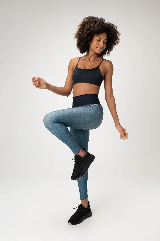 Women's Professional Outfit Denim Blur Leggings