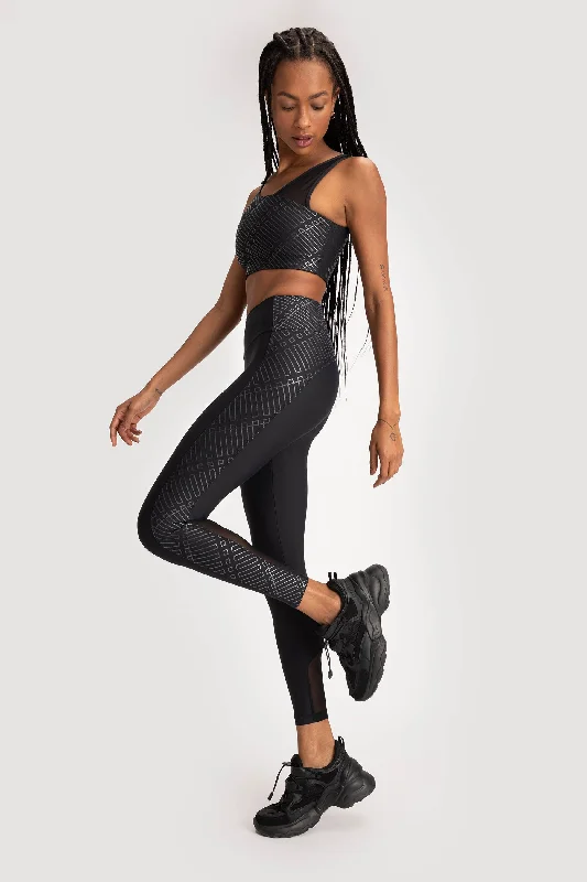 Women's High-Fashion Attire Graphic ID Neo Leggings
