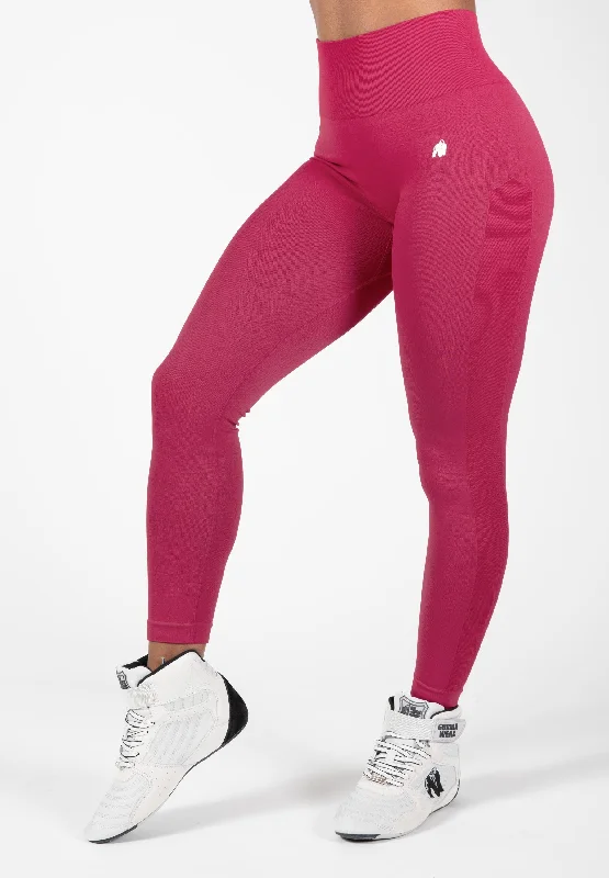 Women's Vintage Attire Hilton Seamless Leggings - Fuchsia