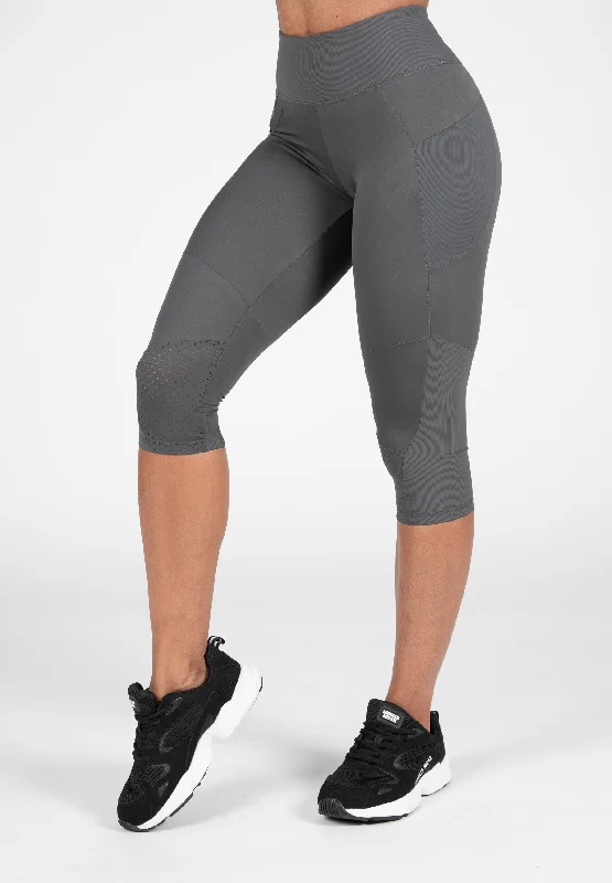 Women's Clothes For Outdoor Events Monroe Cropped Leggings - Gray