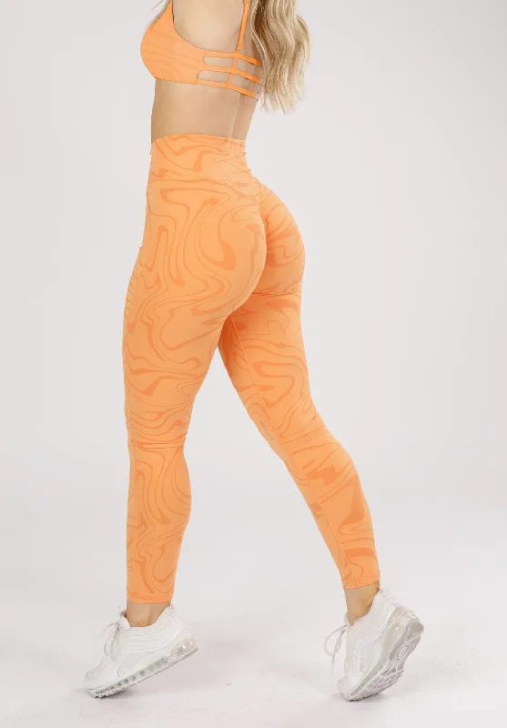 Women's Professional Apparel RecStretch DesB High Flow Sculptseam™ Plus Legging Creamsicle