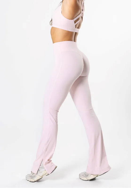 Women's Comfortable Lounge Outfit RecStretch Original Sculptseam™ Plus Flare Legging 34" Sweet Tea