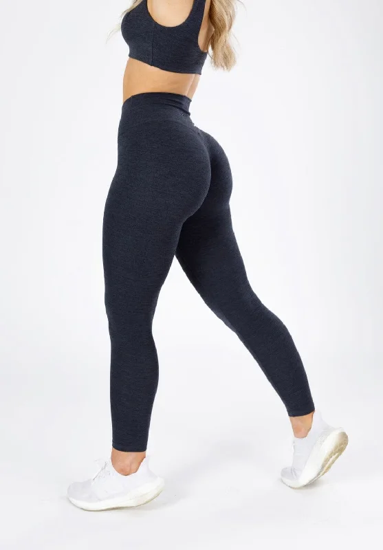 Women's Elegant Formal Outfit Reluna Spacedye Original Sculptseam™ Legging Black Static