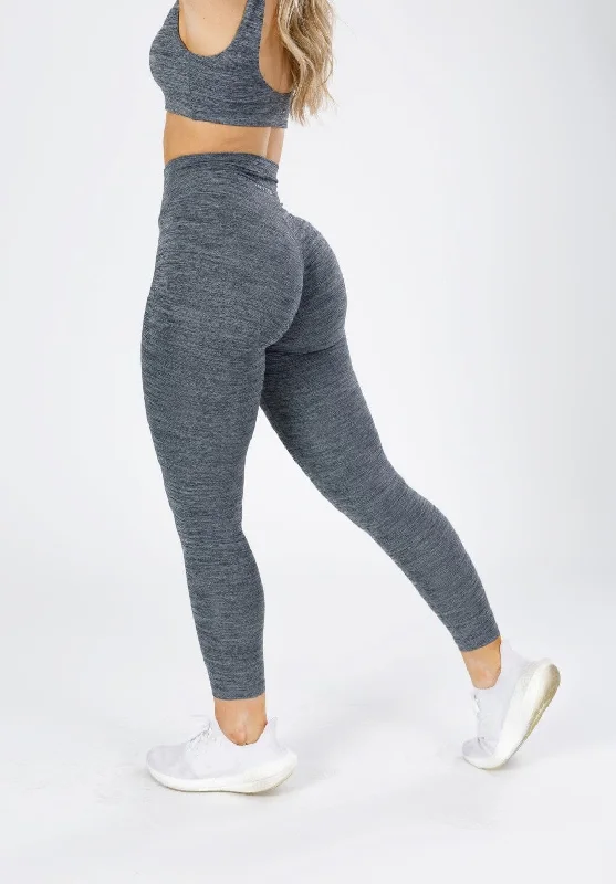 Women's Fashion-Forward Apparel Reluna Spacedye Original Sculptseam™ Legging Grey Static