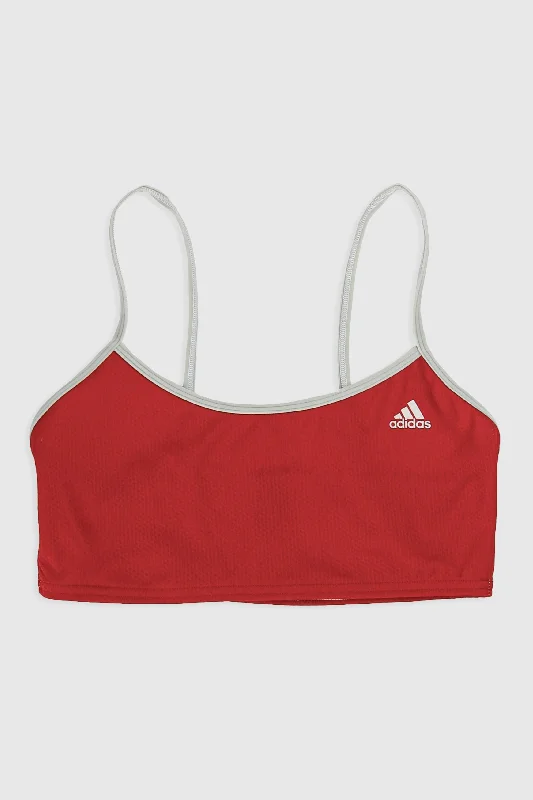 Women's Vintage Garments Rework Adidas Bra Top - L