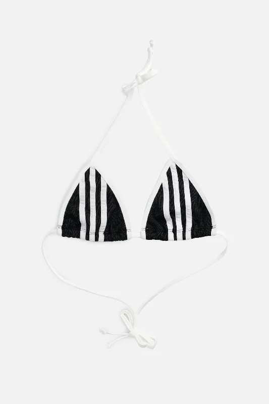 Classic Women's Apparel Rework Adidas Triangle Top - S