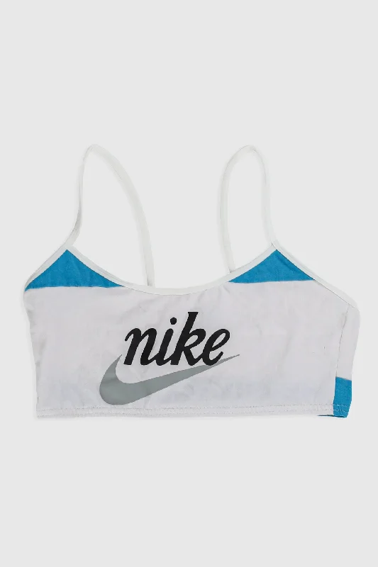 Affordable Luxury Women's Garments Rework Nike Bra Top - L