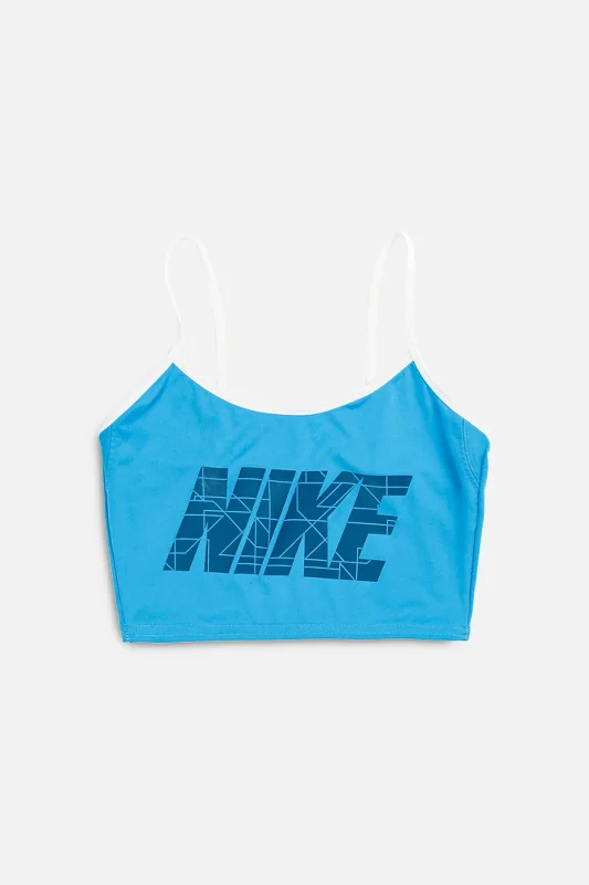 Comfortable Women's Attire Rework Nike Bra Top - S