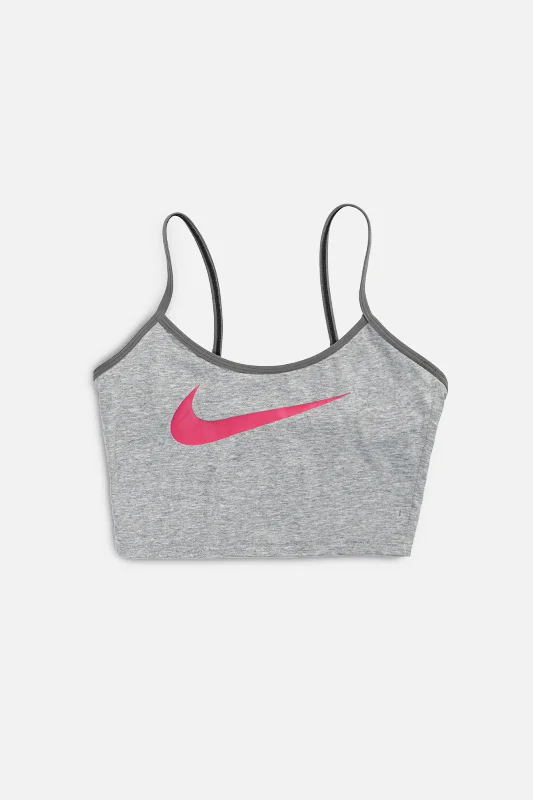 Trendy Athleisure Clothing For Women Rework Nike Bra Top - S