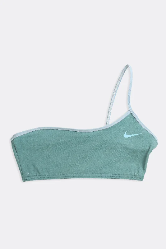 Affordable Luxury Women's Apparel Rework Nike One Shoulder Bra Top - M