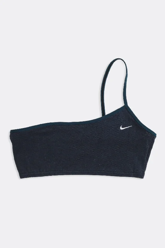 Fashionable Women's Casual Apparel Rework Nike One Shoulder Bra Top - XS, S, M, L, XL