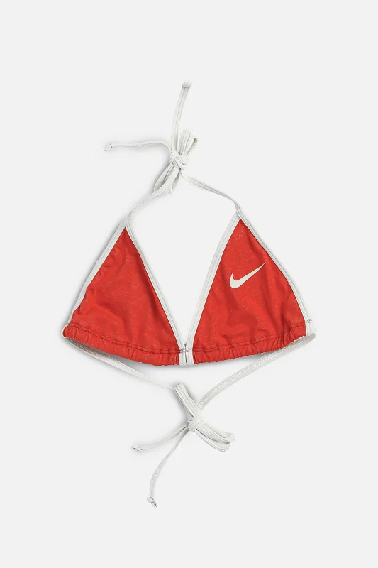 Women's Luxury Attire Rework Nike Triangle Top - M